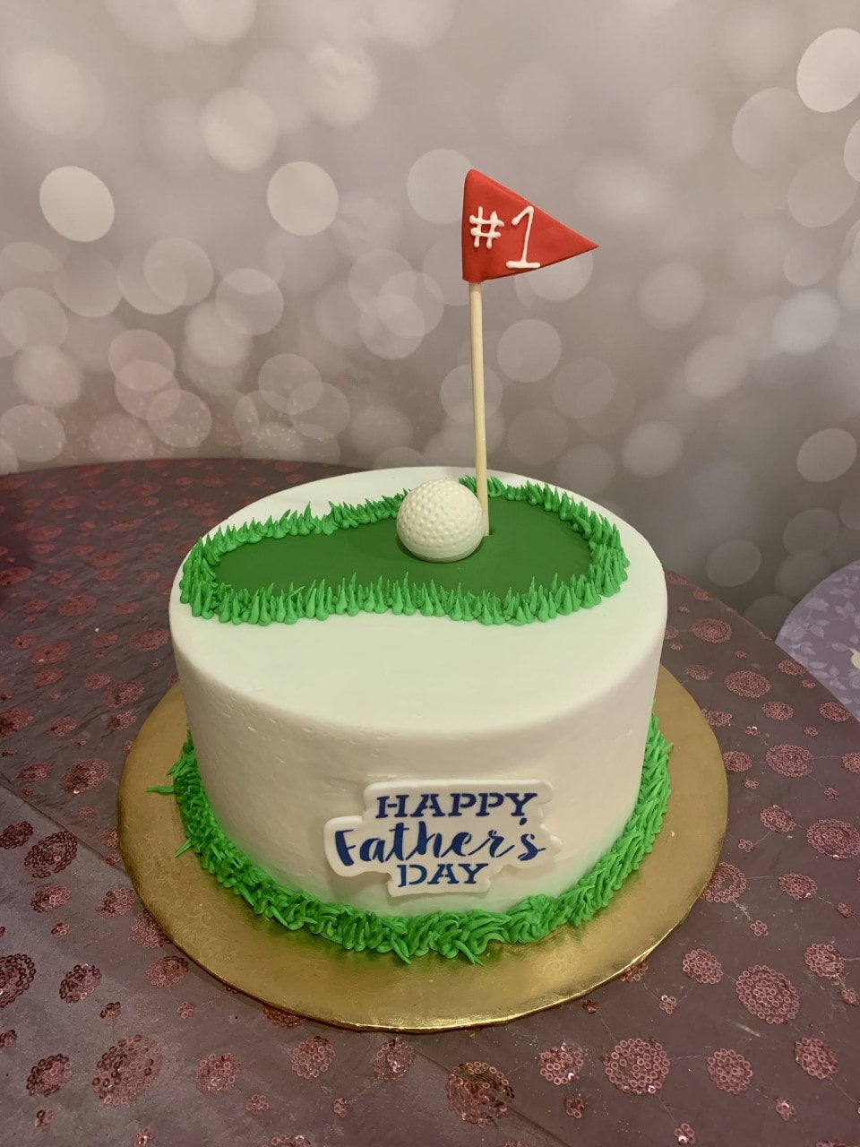 Golf Cake | Who Made the Cake!, image size:960x1280
